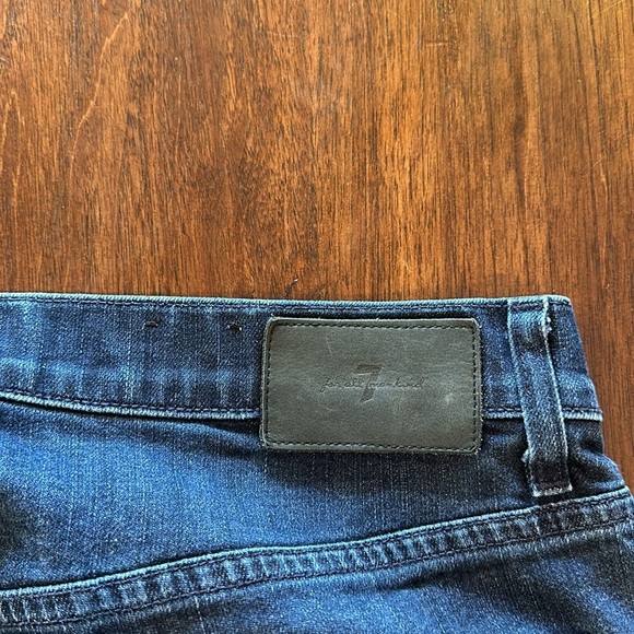 7 for all mankind men’s luxe performance the straight jeans size 34 worn once - Picture 7 of 7
